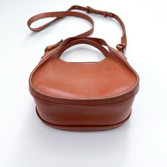 Madewell The Sydney Shoulder Bag Burnished Caramel Leather Crossbody - Picture 2 of 8